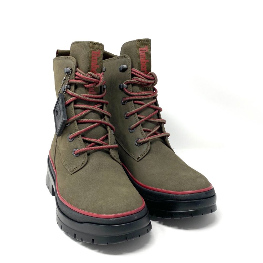 Timberland Malyn EK Waterproof Boot Olive Nubuck W TB 0A2F75 90 - Picture 2 of 8